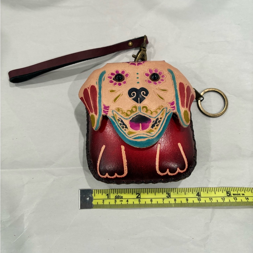 Colorful Dog Keychain Wallet - Picture 7 of 8